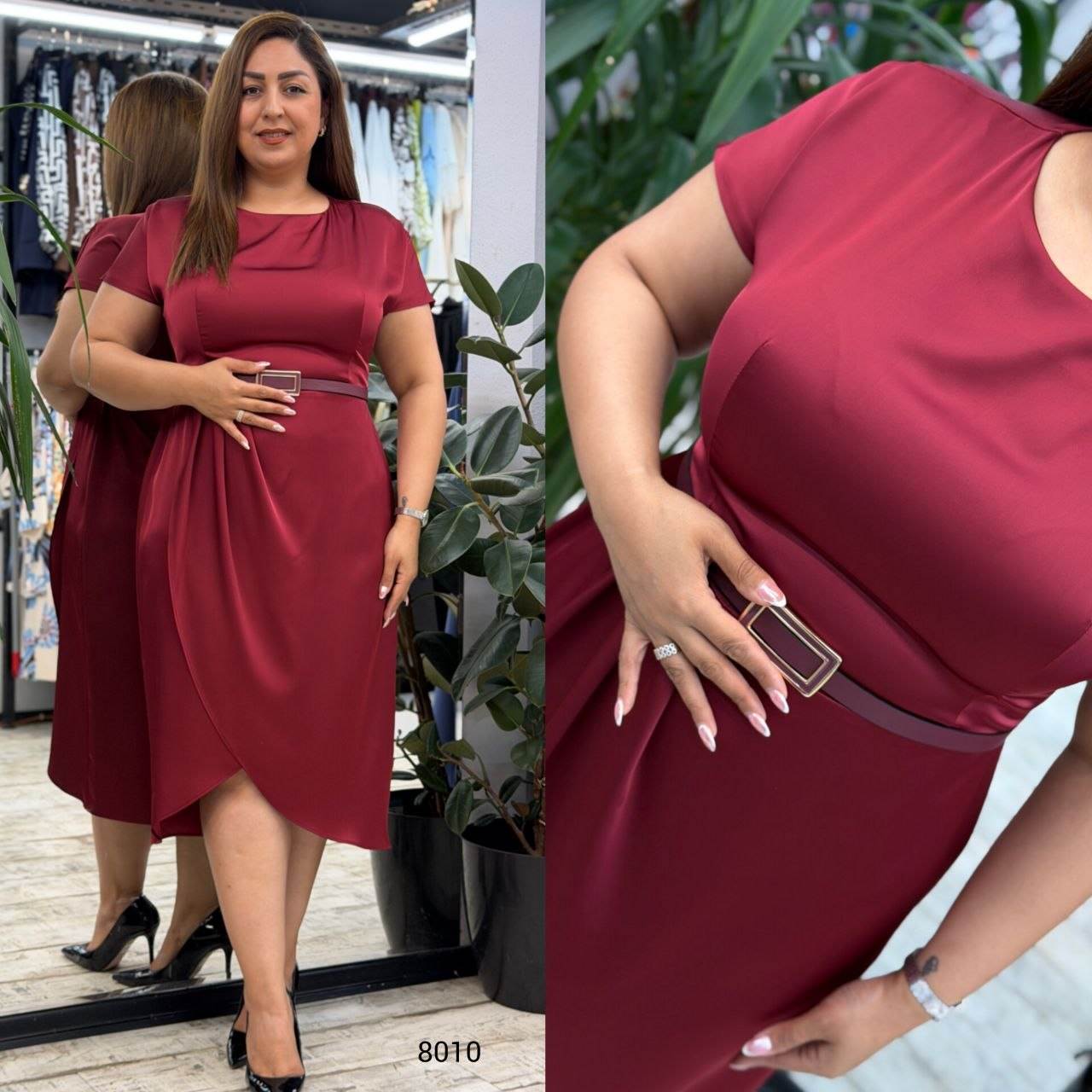 Belted Midi Dress