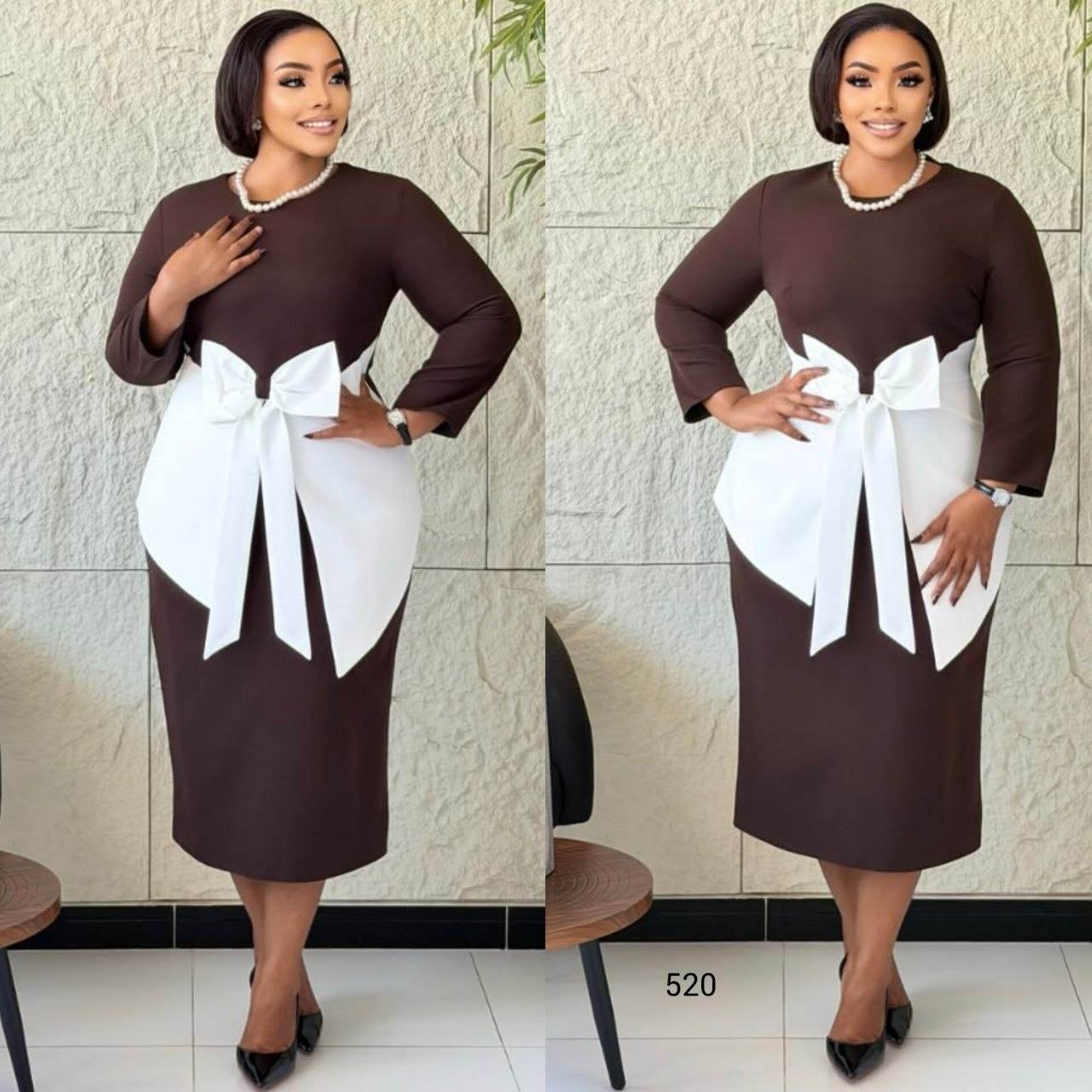Belted Wrap Collar Maxi Dress