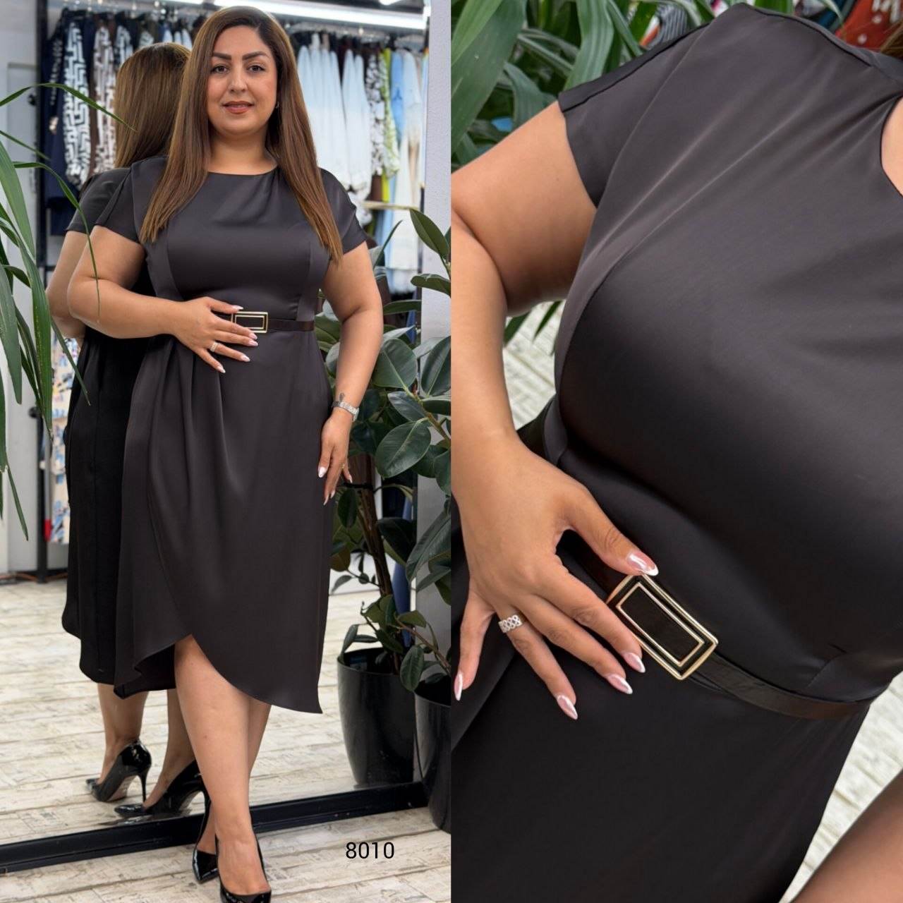 Belted Midi Dress