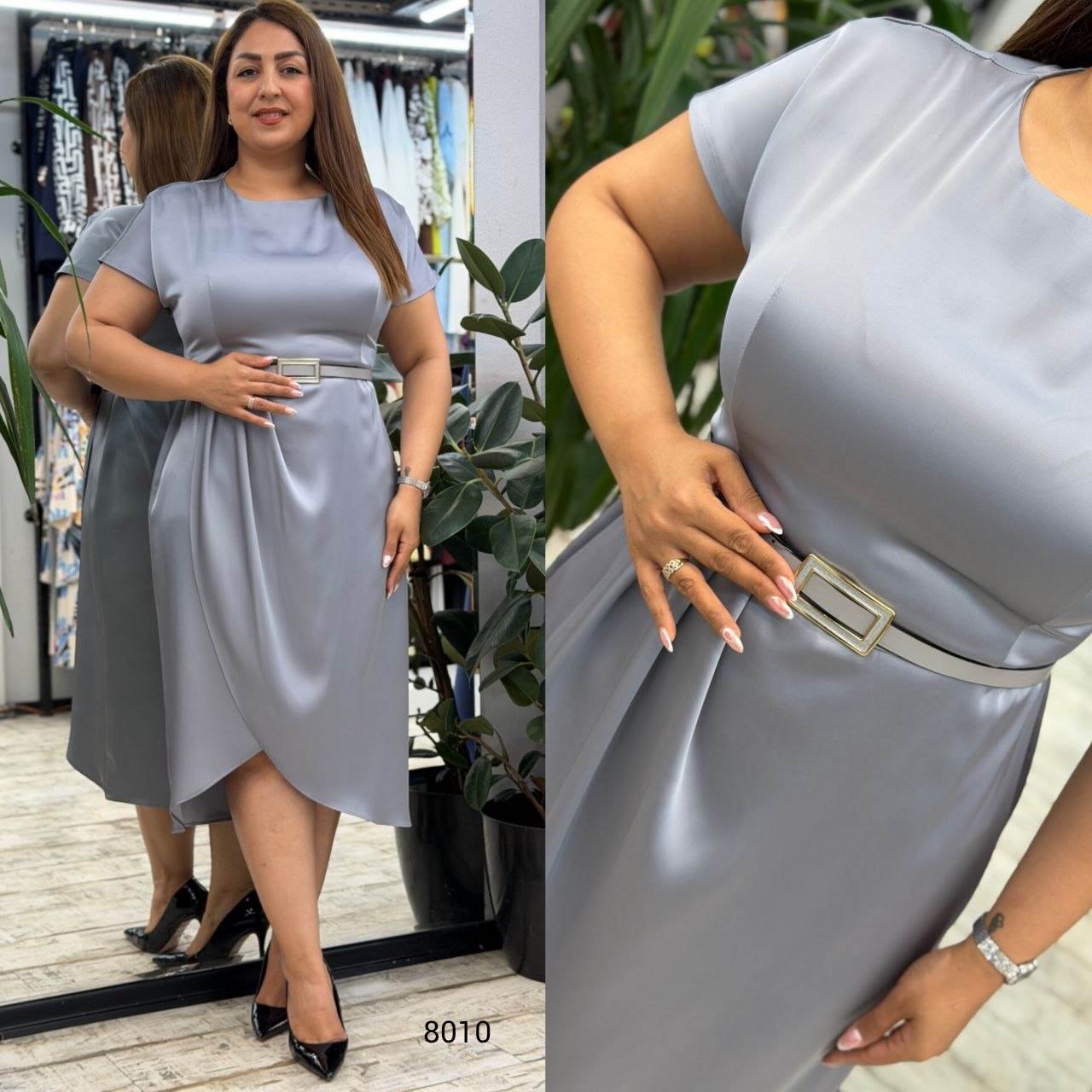 Belted Midi Dress